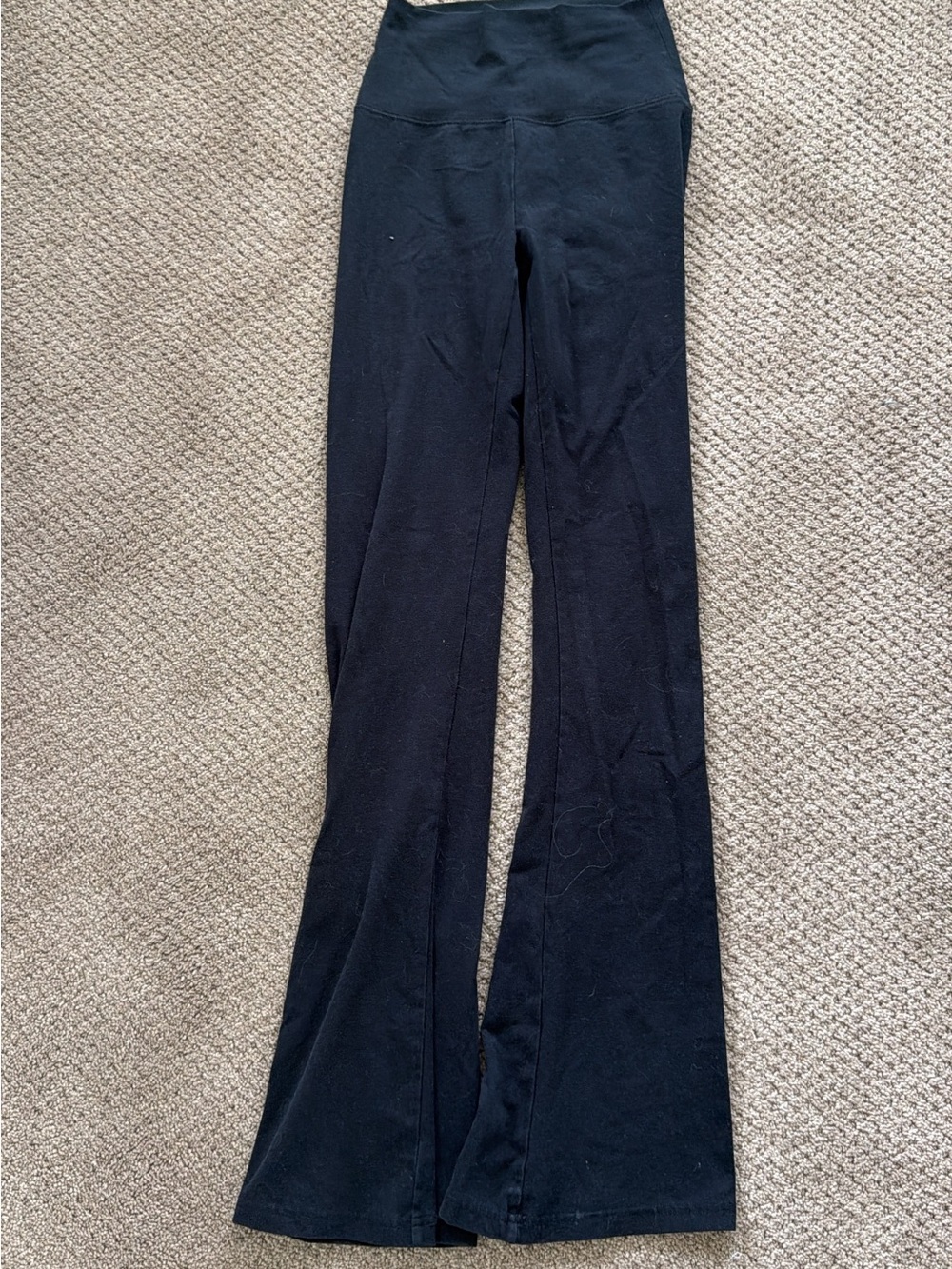 aerie Black Flared High-Rise Pants
